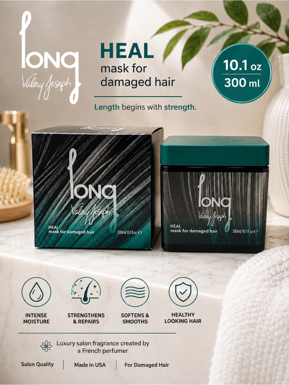 LONG by Valery Joseph HEAL Hydrating Hair Mask